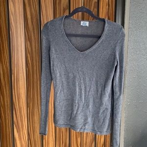 Grey knit sweater